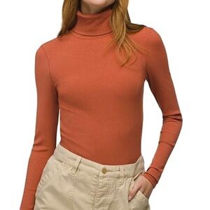 Madewell Rust Ribbed Knit Sweater